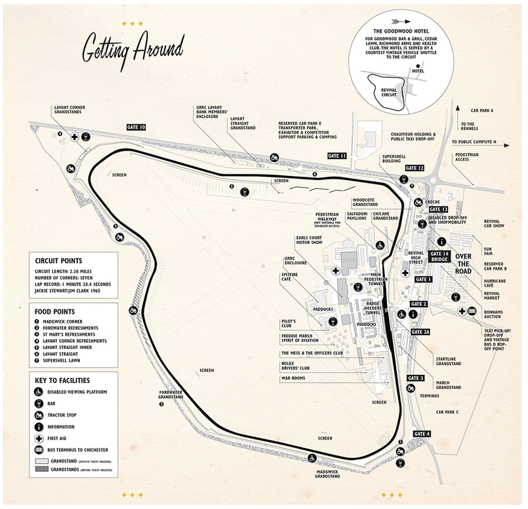 Goodwood Car Park Map Goodwood Car Park Map